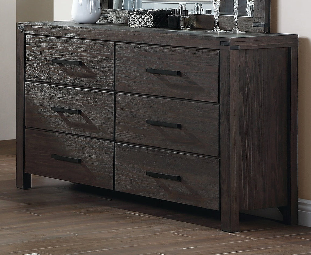 4pc Solid Wood Eastern King Bedroom Furniture Set Q6483