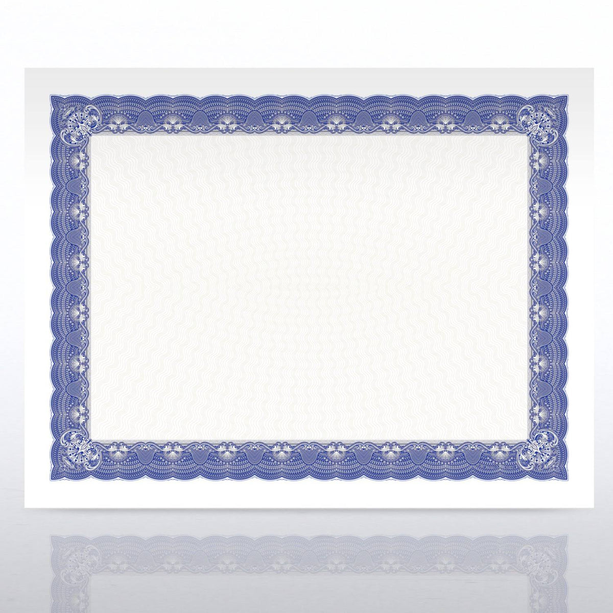 Royal Blue Certificate Paper - 100 per Pack I7567