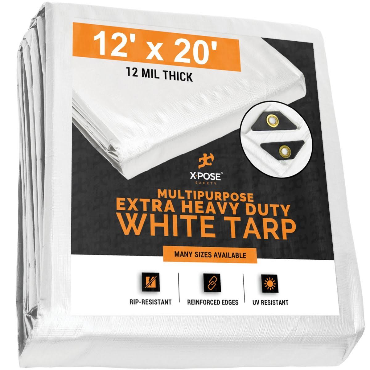 White Tarps 12 x 20, Case of 2 K459323
