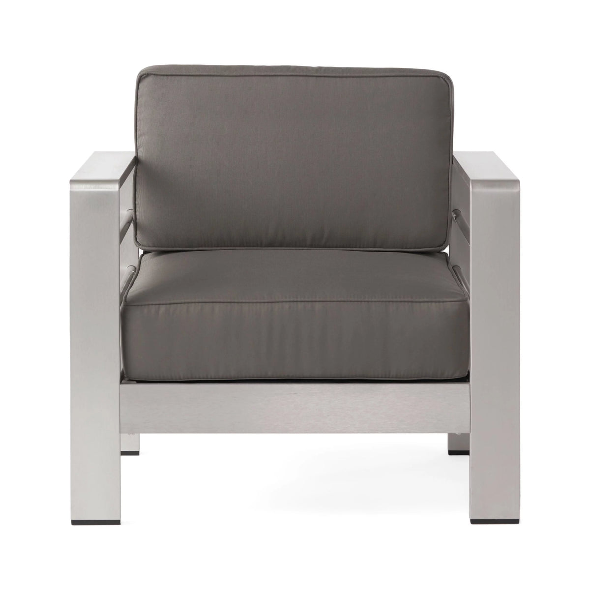 Aluminum Club Chair with Cushions Y964