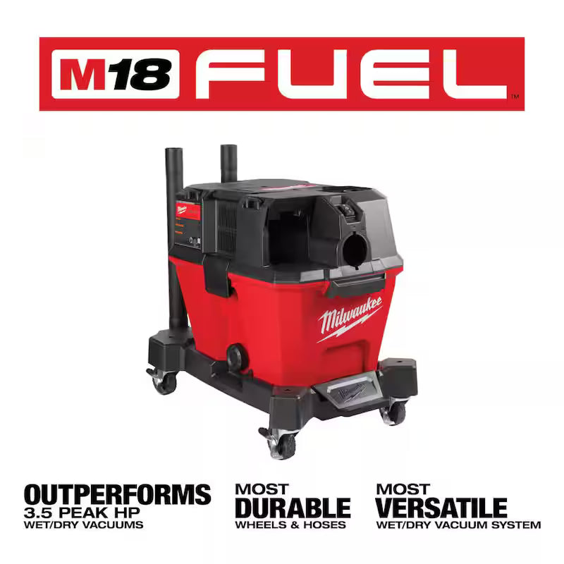 6 Gal. Cordless Wet/Dry Shop Vacuum with Hose and Flex Crevice and Brush Kit P30261