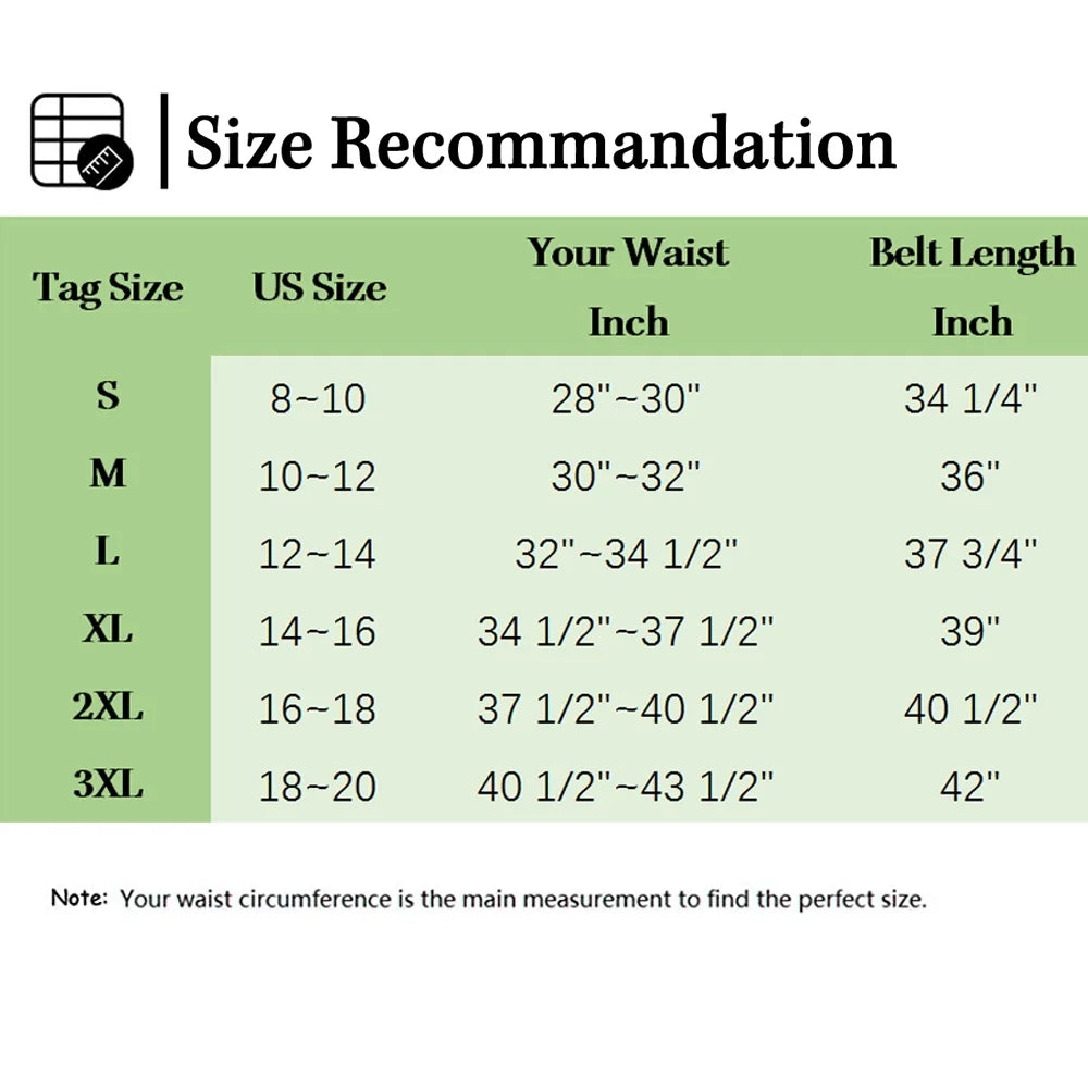 Women's Waist Trainer Corset Belt Sweat Slimming Body Shaper K848