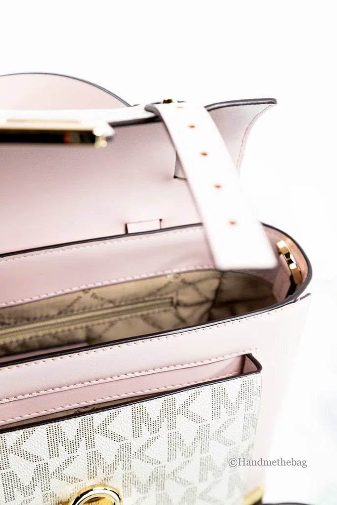 Powder Blush Medium Satchel Bag N140