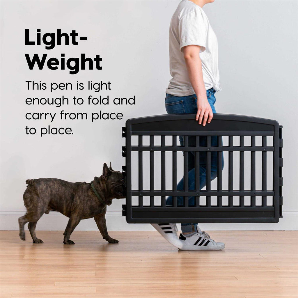 6 Panel Exercise Pet Playpen with Door L99671