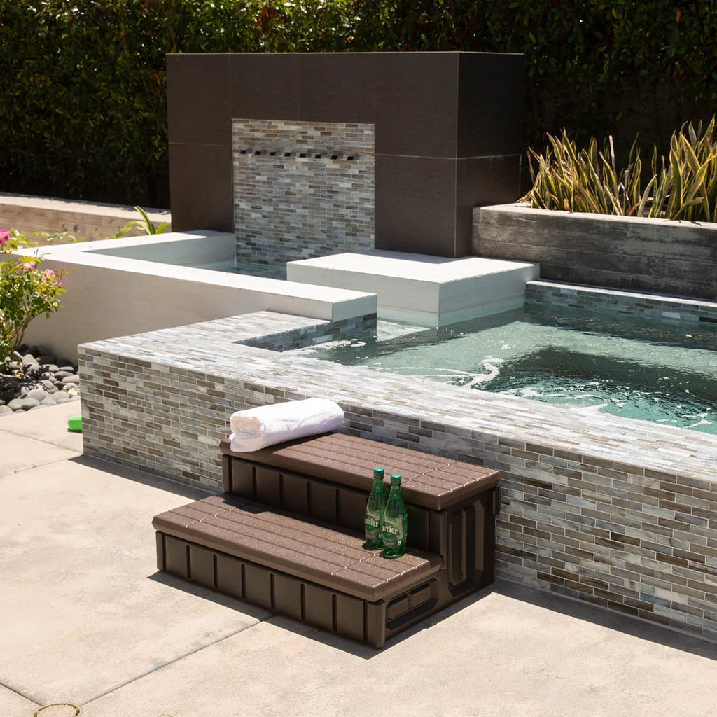 36 Spa Step Hot Tub and Spa 2-Step Storage Compartment H704