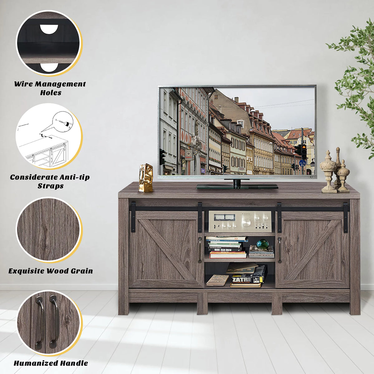 TV Stand with Storage E61458