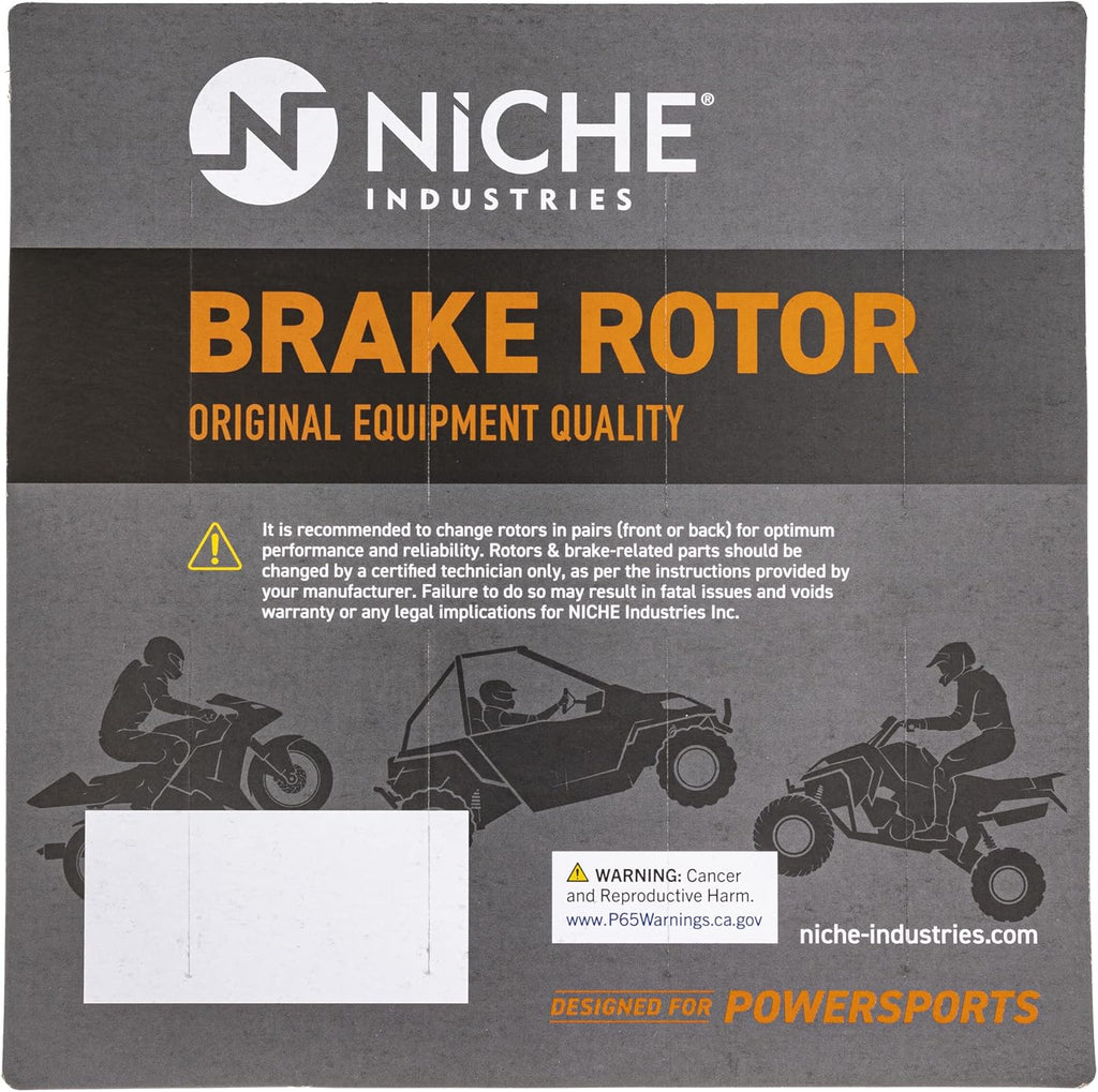 Complete Brake Rotor Pad Semi Metallic Kit For Polaris Ranger 500 570 Sportsman 500 450 700 ETX X2 570 ATV H5003