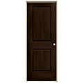 30 in. x 80 in. Espresso Stain Left-Hand Molded Composite MDF Single Prehung Interior Door F146913