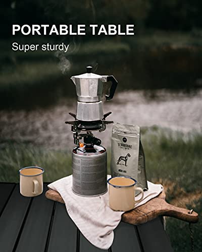Folding Aluminum Camping Table with Carry Bag L84025