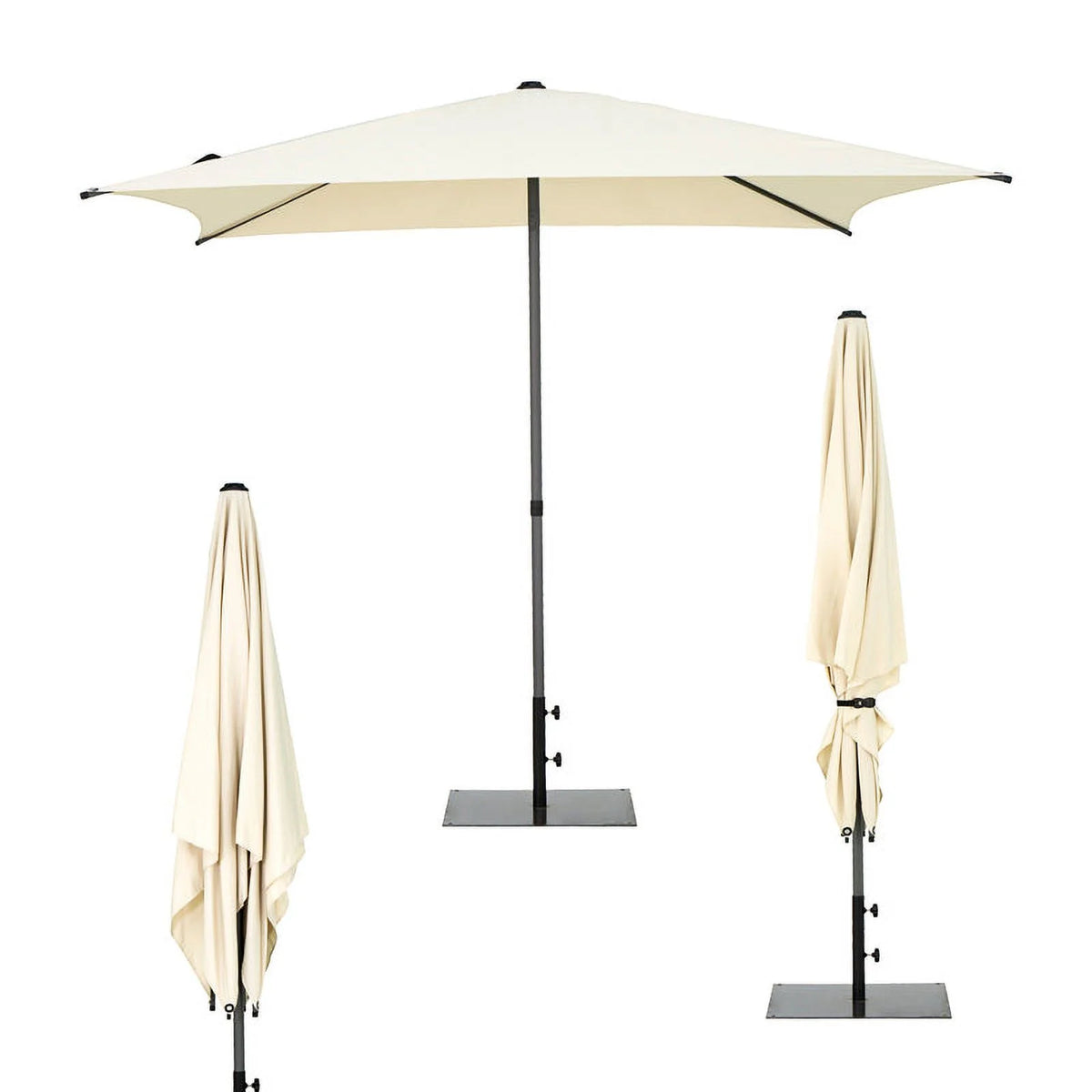 7.5ft Round Outdoor Market Umbrella with Push Button Tilt N31605
