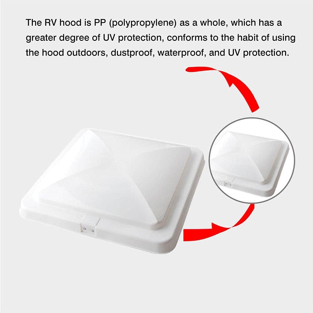 RV Roof Vent Cover 14x14 inch Waterproof J2433
