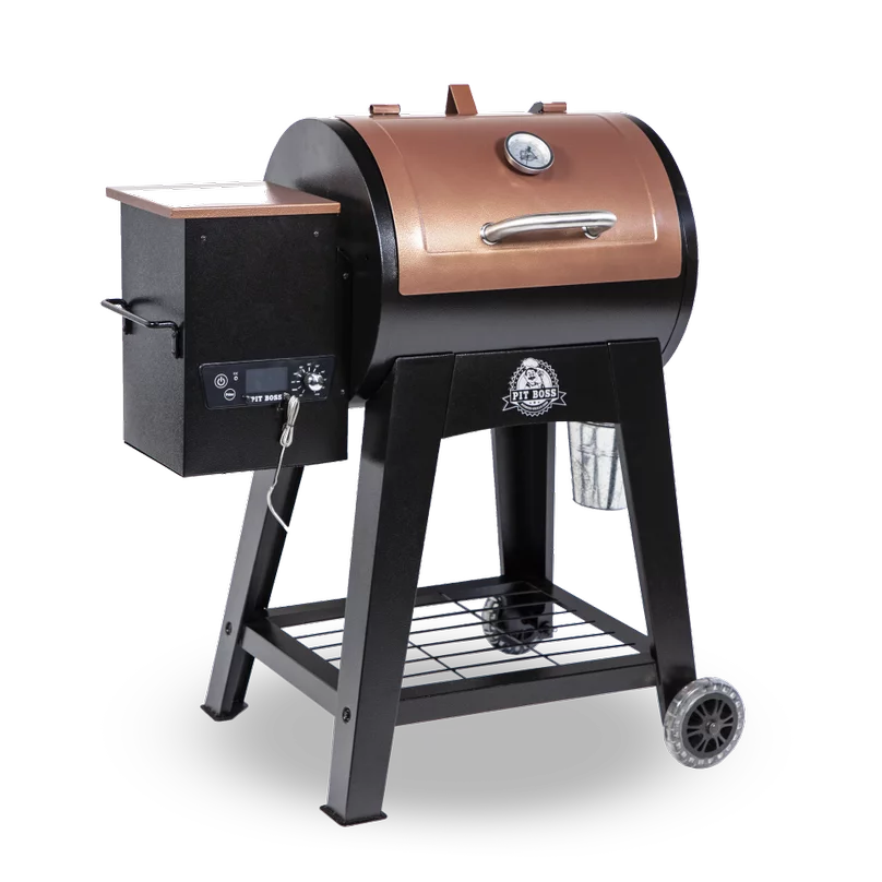 Wood Pellet Grill With Flame Broiler and Meat Probe A37075