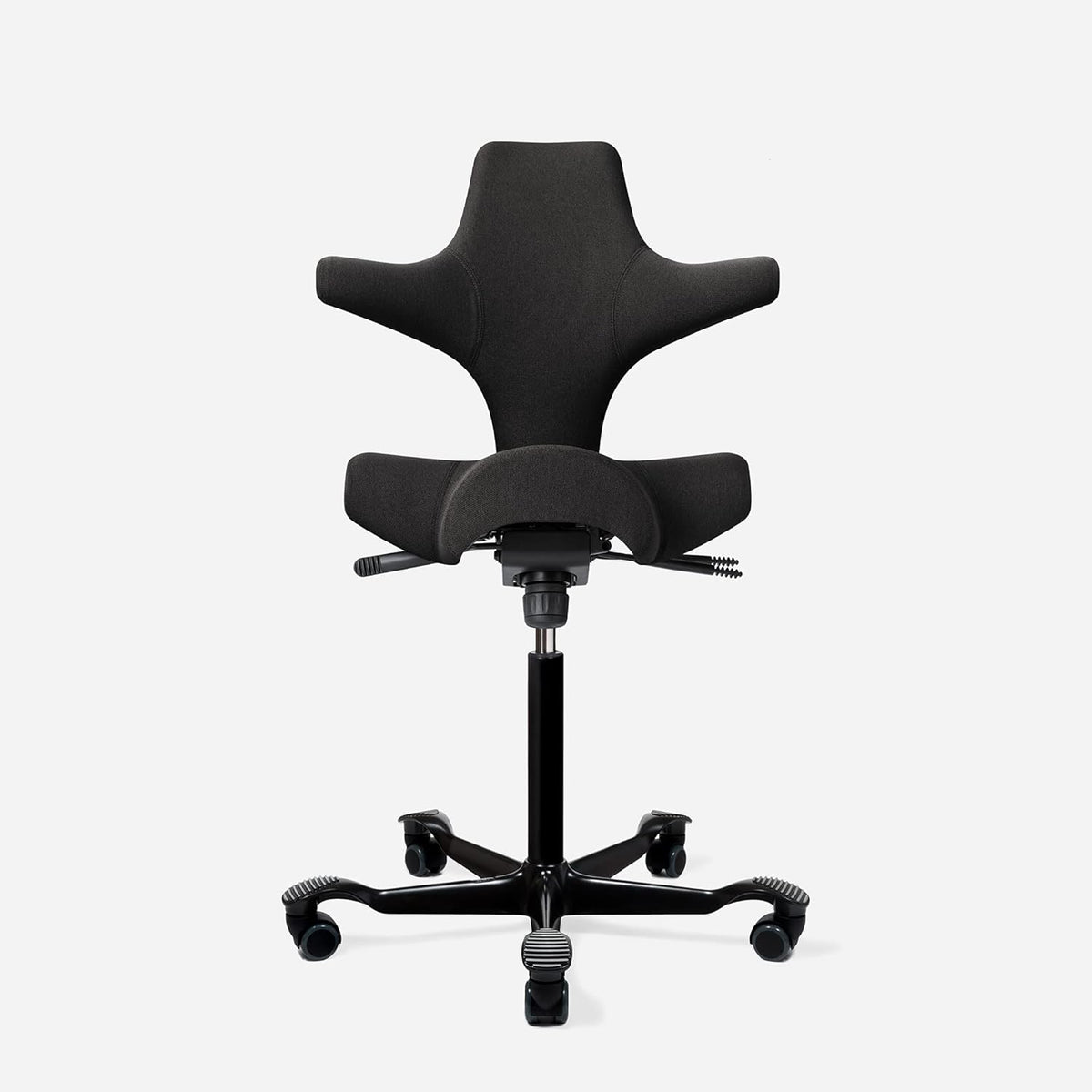 Silver Frame Adjustable Standing Desk Chair S4648