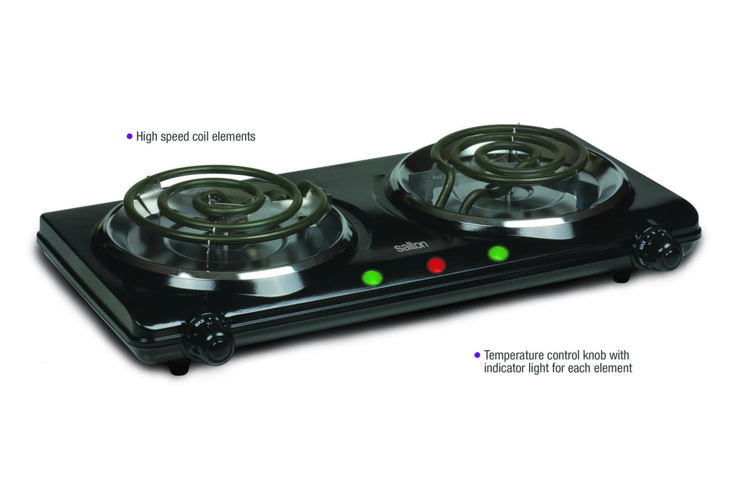 Portable Double Burner Cooktop L763