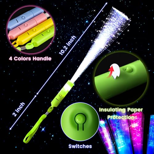 12PCS Colorful Flashing LED Light Up Glow Sticks W656