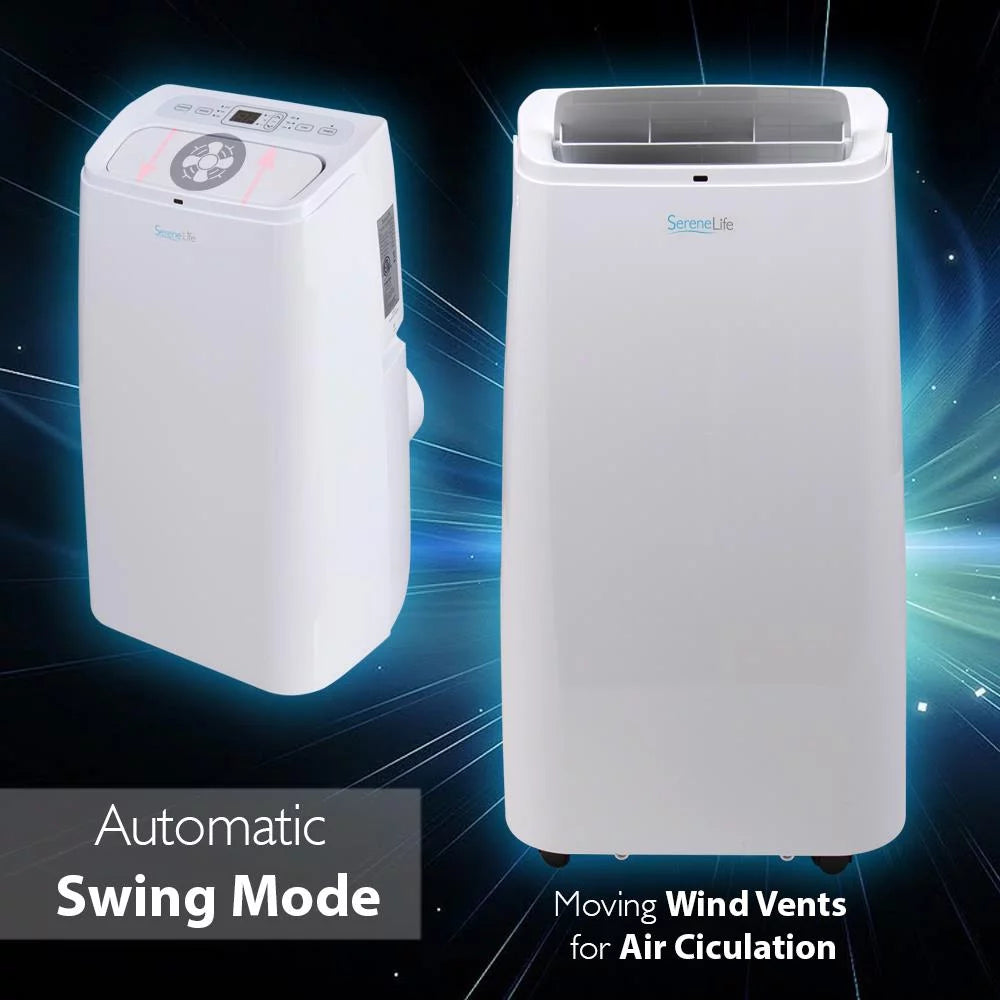 Portable Air Conditioner with Built-in Dehumidifier & Fan Modes, 12,000 BTU I508