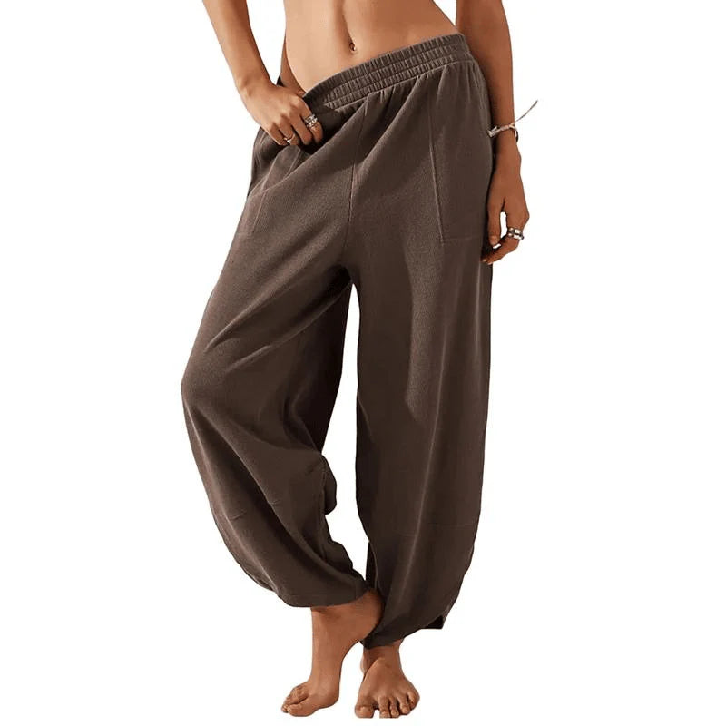Loose Wide Leg Casual Pants B2440