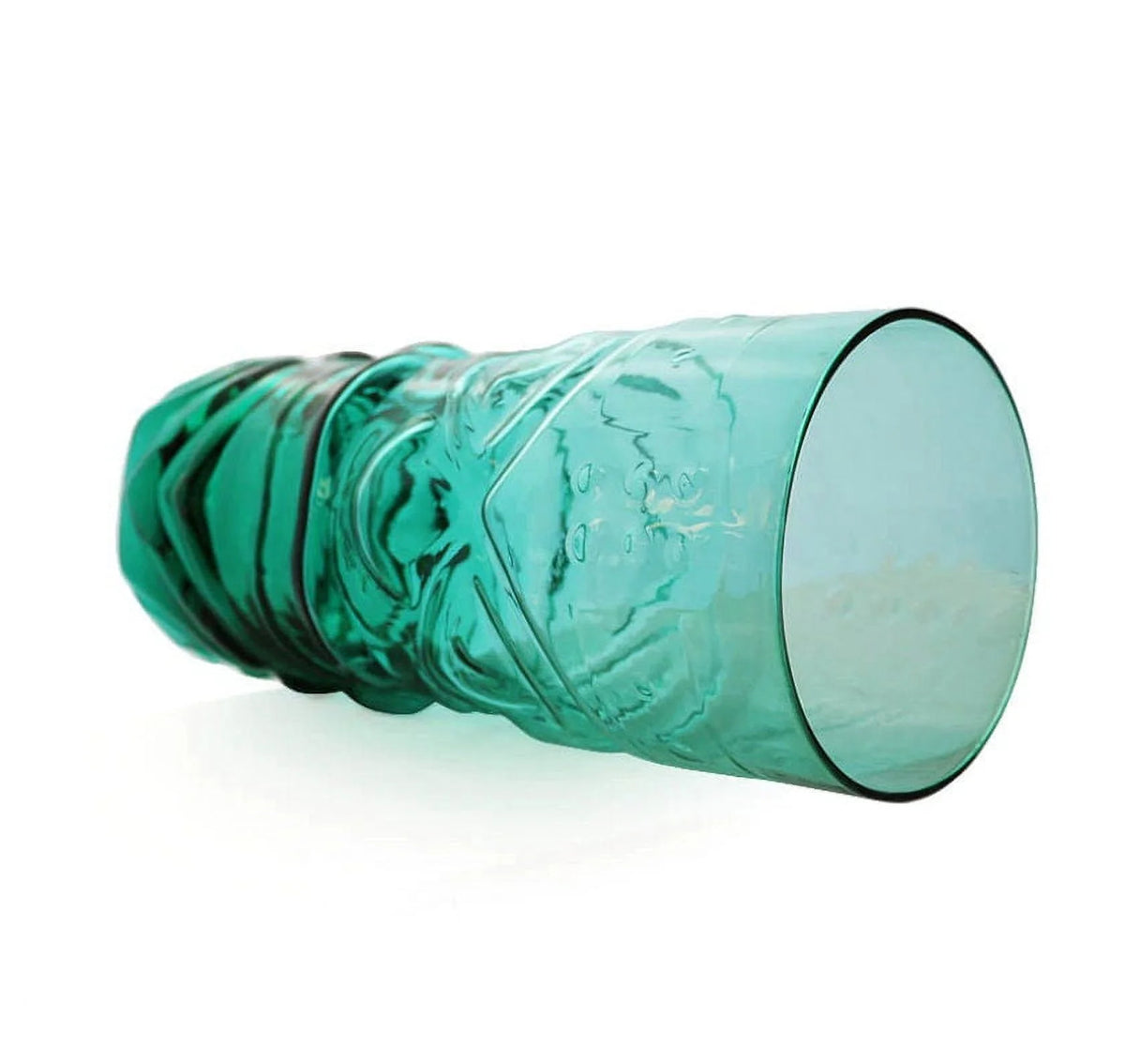 Blue Tropical Crystal Tiki Glasses Set of 2 X160627