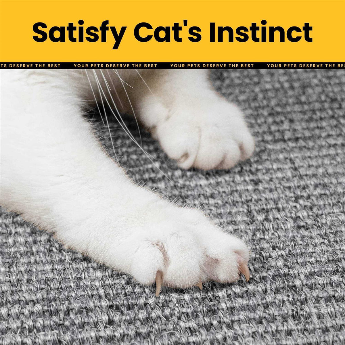 Natural Sisal Cat Scratcher Mat W287