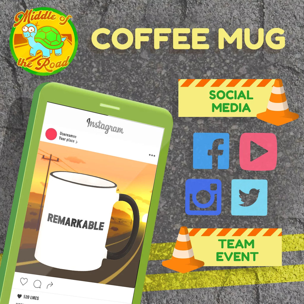 11oz Colored Rim and Handle Coffee Mug X79573
