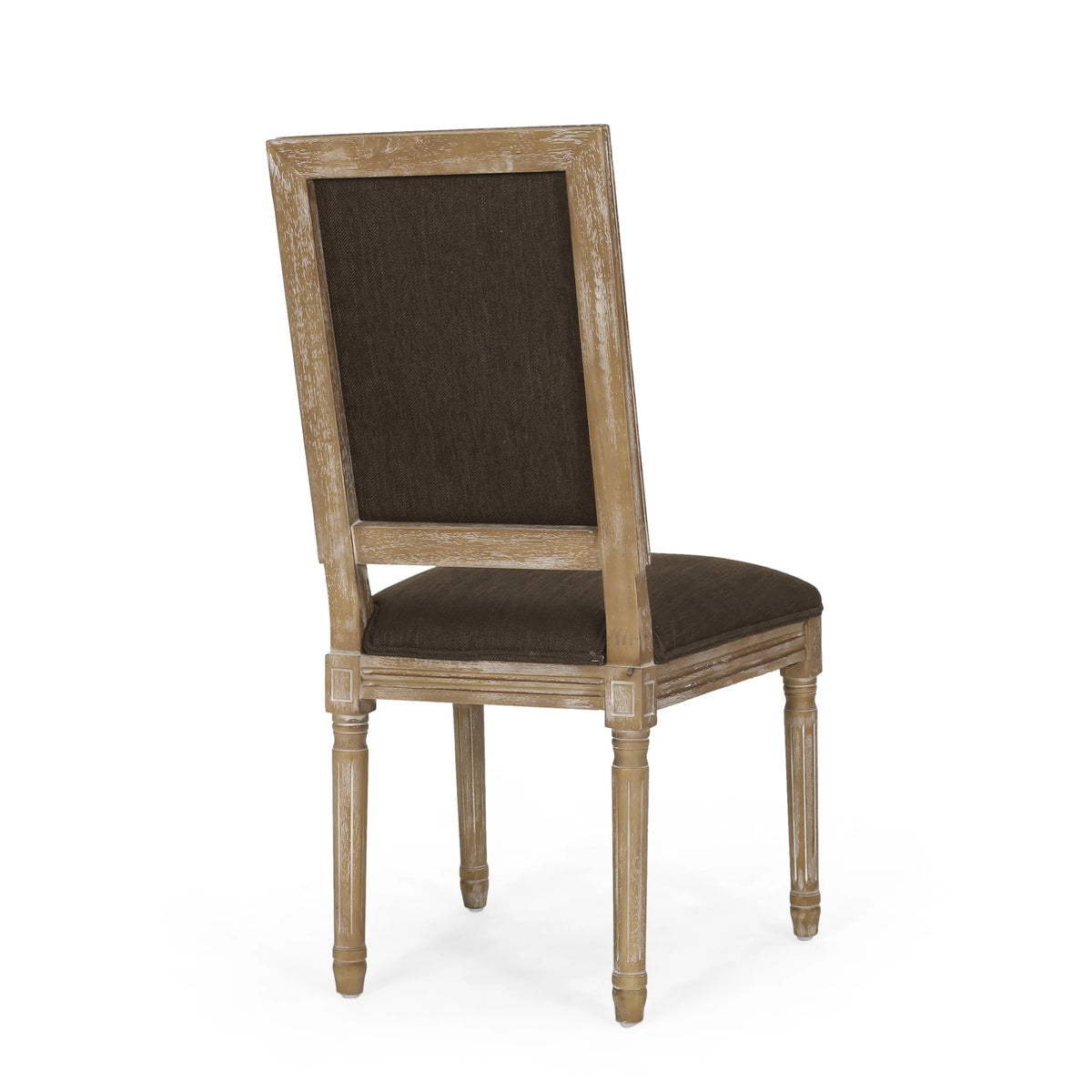 Upholstered Wood Dining Chair Set of 2 Brown U603893