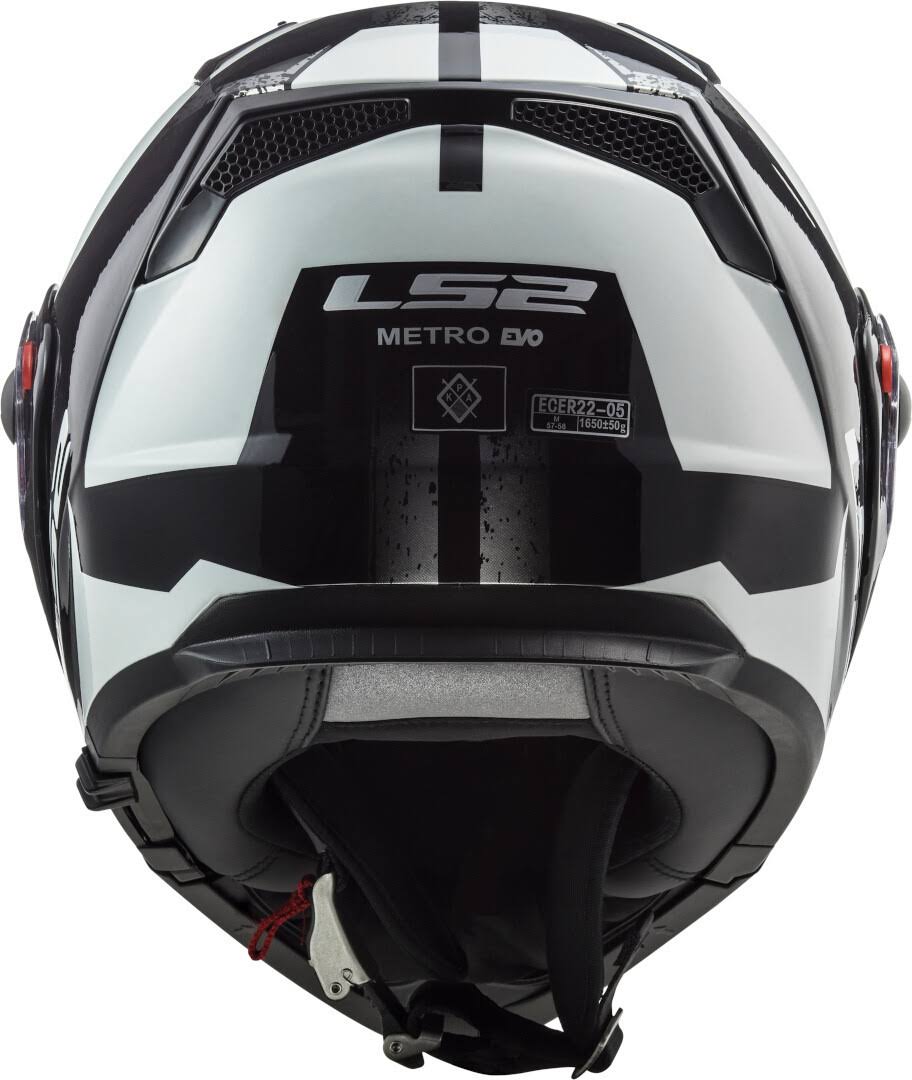 White / Black Helmet F2134