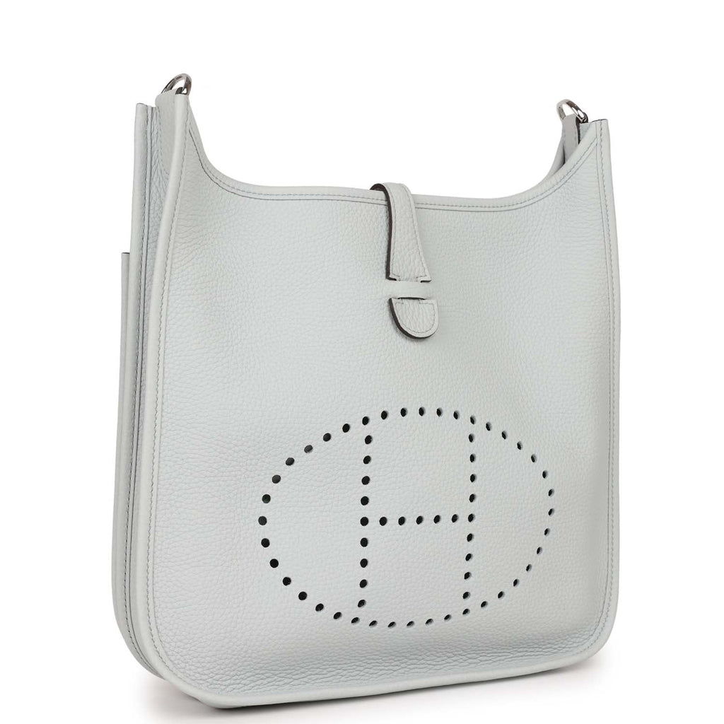 Bleu Pale Clemence Palladium Hardware P338