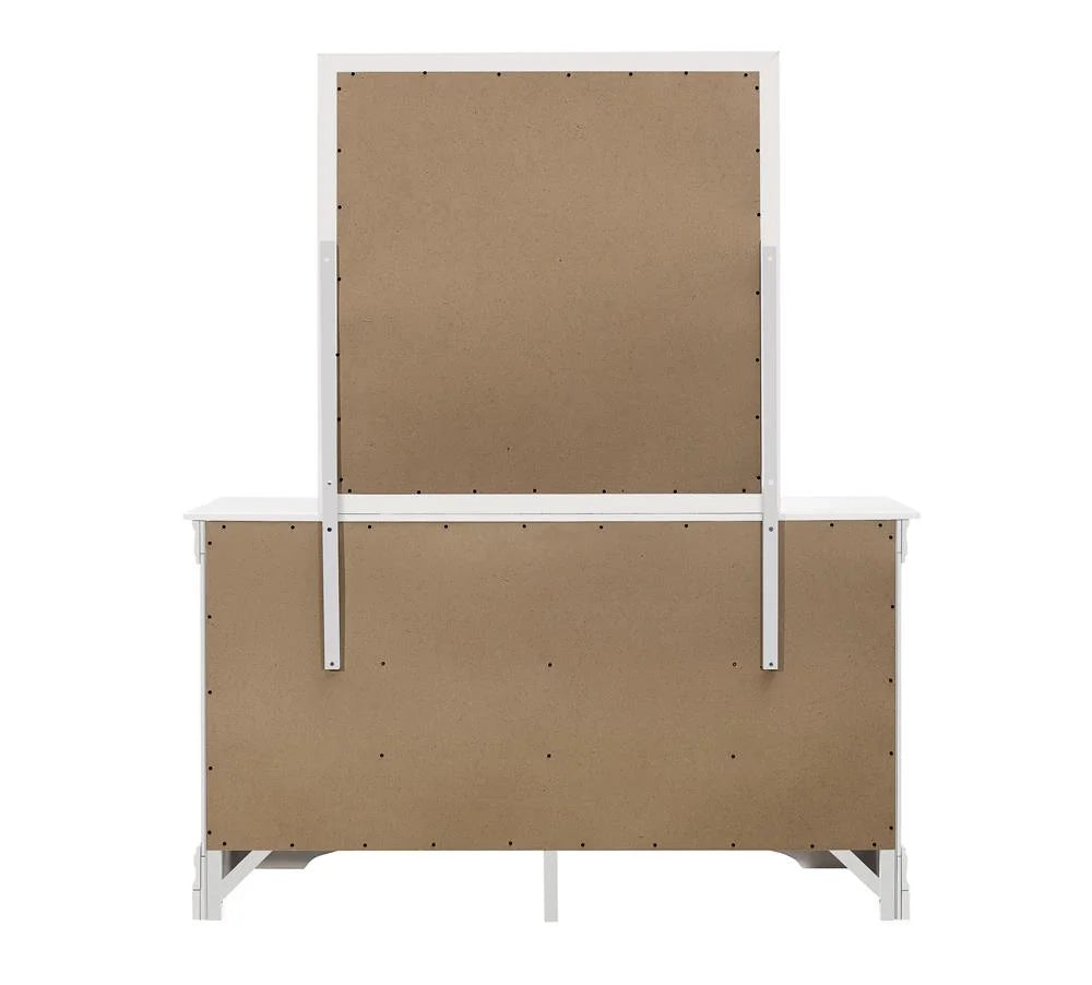 White 6-Drawer Wood Dresser H542675