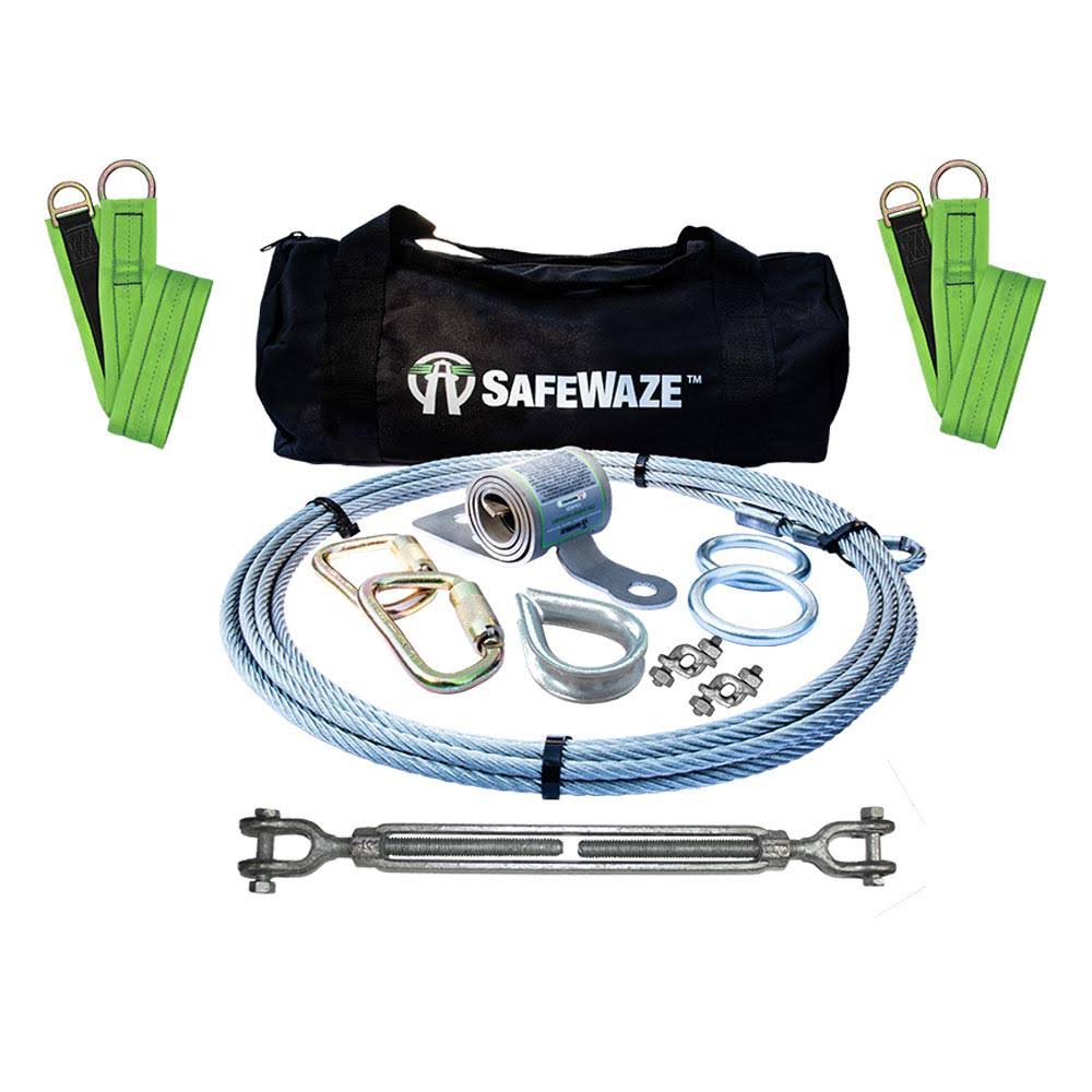 100& 2-Person Portable Cable HLL / Coil ea / Sling Anchor U301