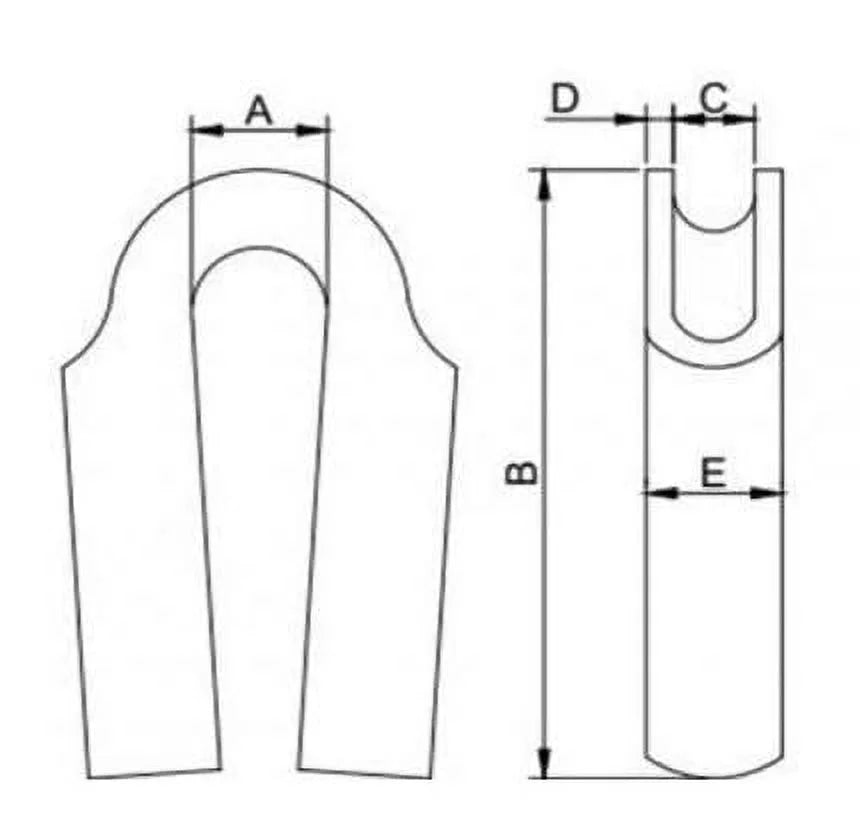 12mm 316 Stainless Steel Wire Rope Thimble, 50-Pack J207900