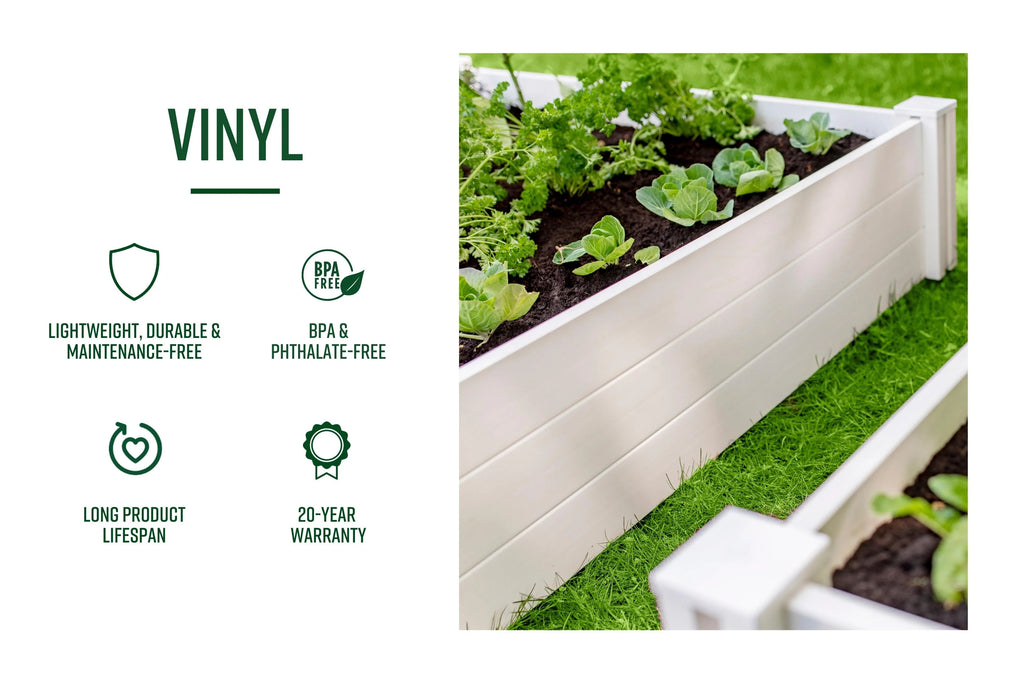 White Vinyl Trellis I470