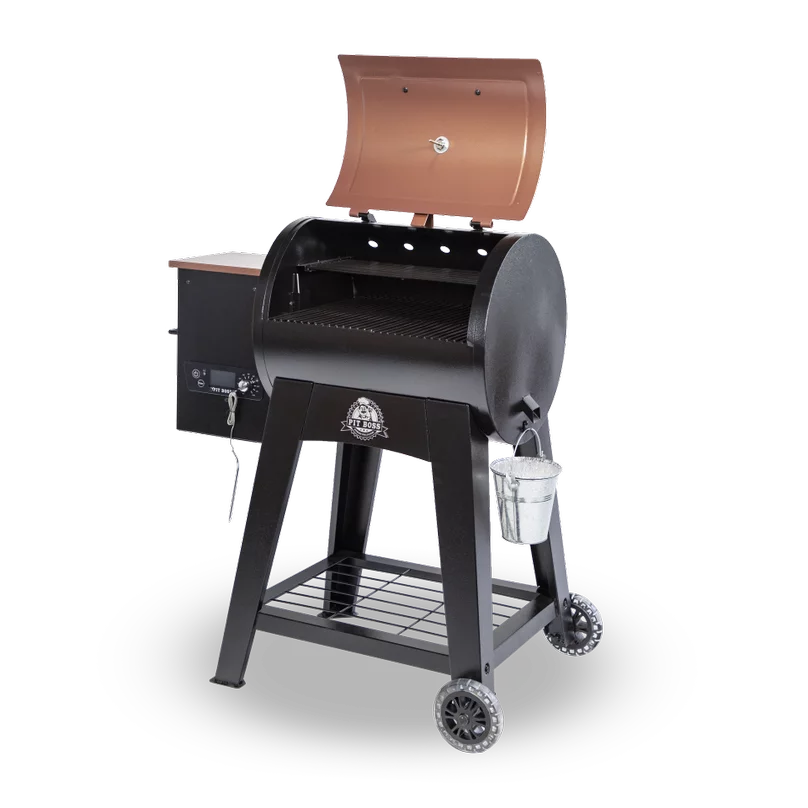 Wood Pellet Grill With Flame Broiler and Meat Probe A37075