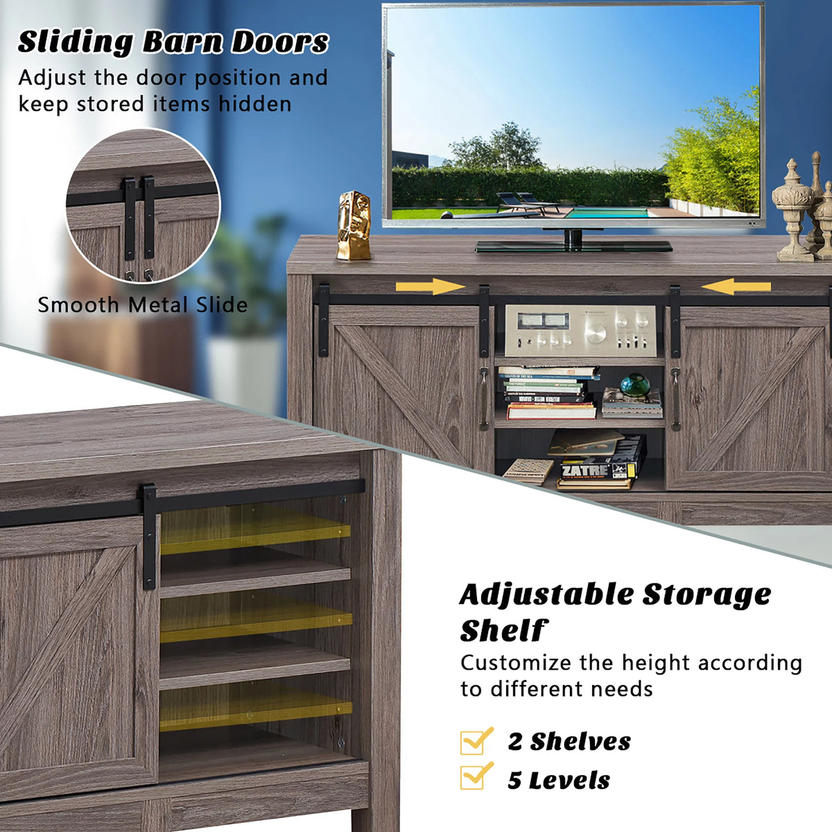 TV Stand with Storage E61458