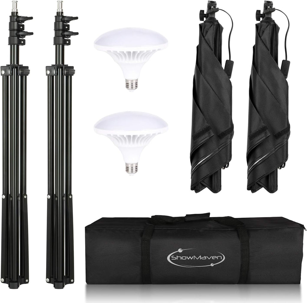 Softbox Lighting Kit 20x28'' Continuous Lighting with 2pcs 5500K Bulb B5742