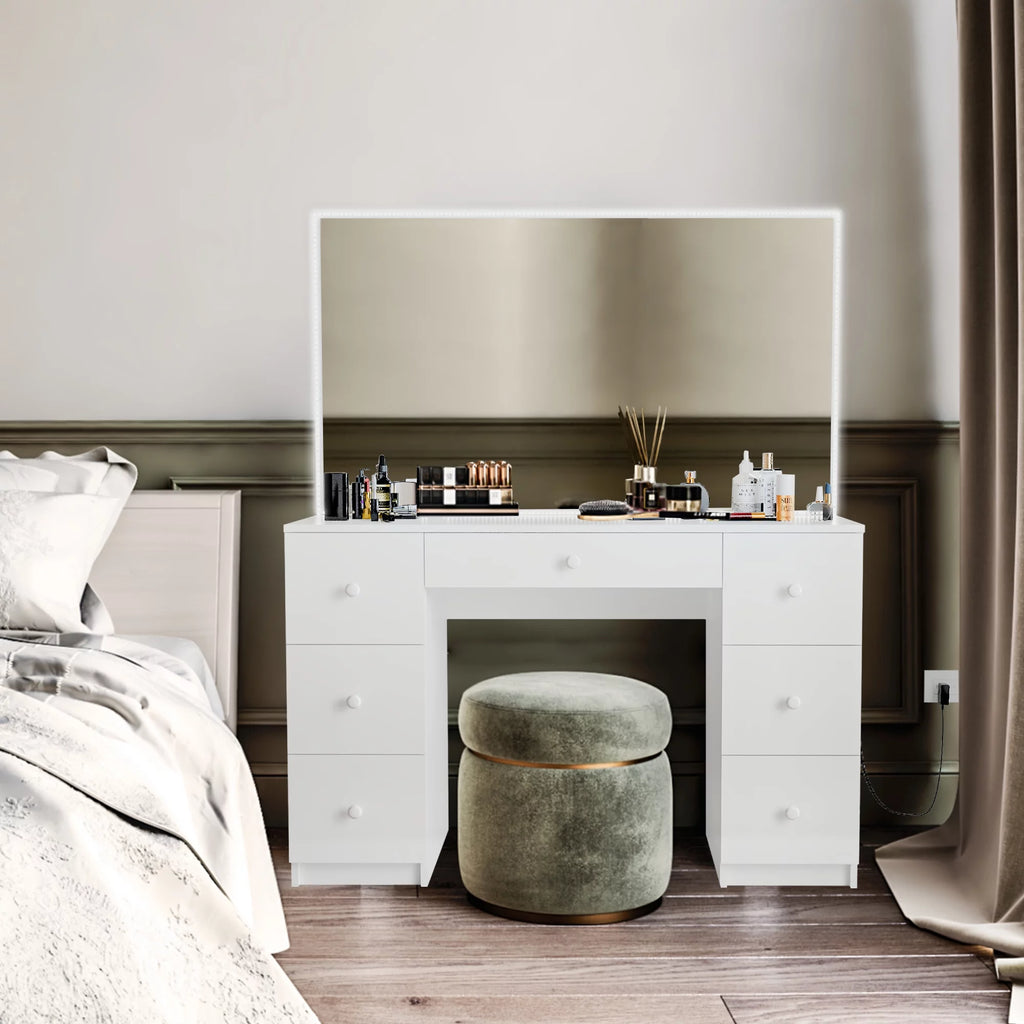Modern Lighted Vanity Table W511