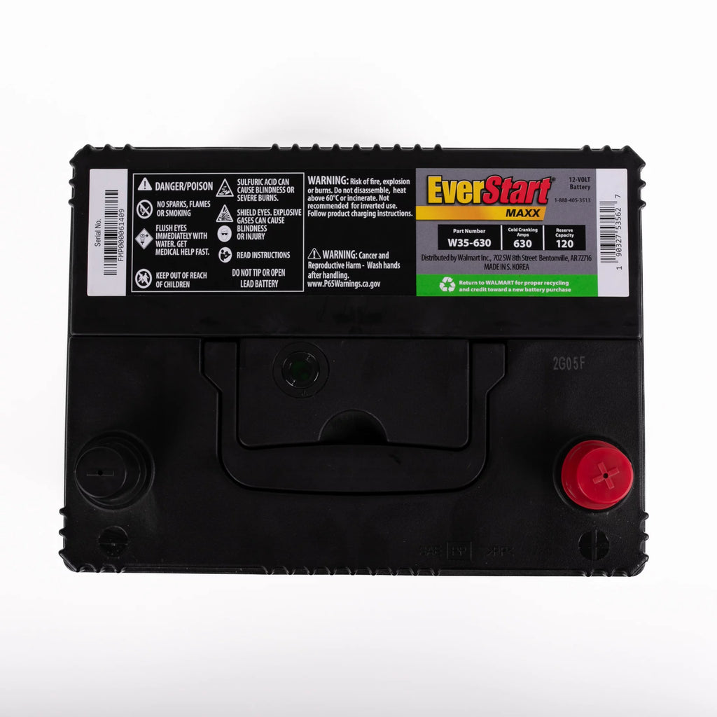 Lead Acid Automotive Battery Group Size 35N 12 Volt 640 CCA T210