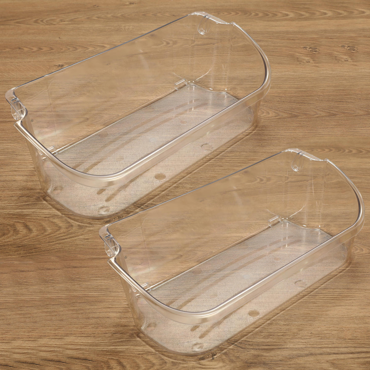 Clear Gallon Door Bin Shelf 2 Pack O613310