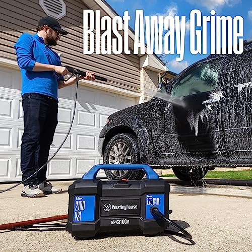 Electric Pressure Washer, 2100 Max PSI 1.76 Max GPM S290126