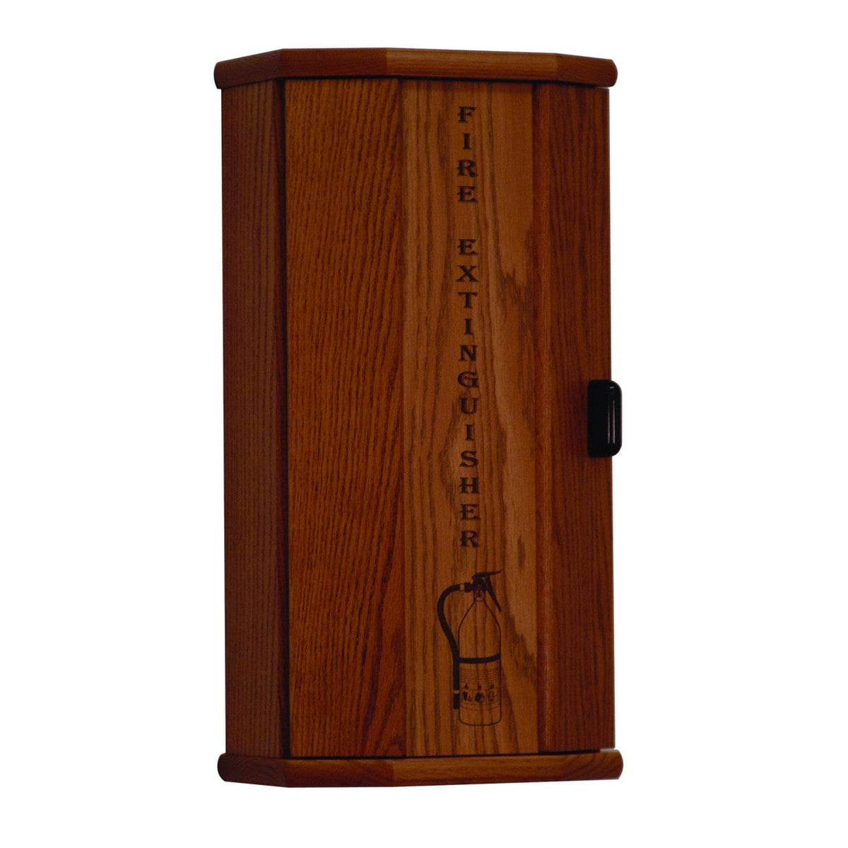 Medium Oak Wooden Fire Extinguisher Cabinet U542