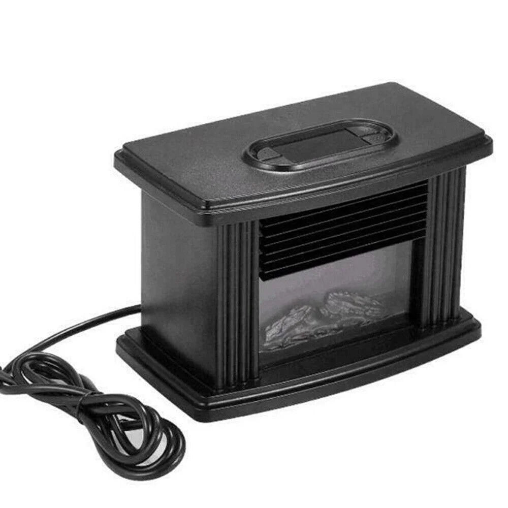 3D Electric Fireplace, 1000W Small Air Heater R435951