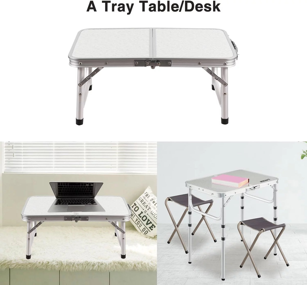 Small Aluminum Folding Camping Table I19826