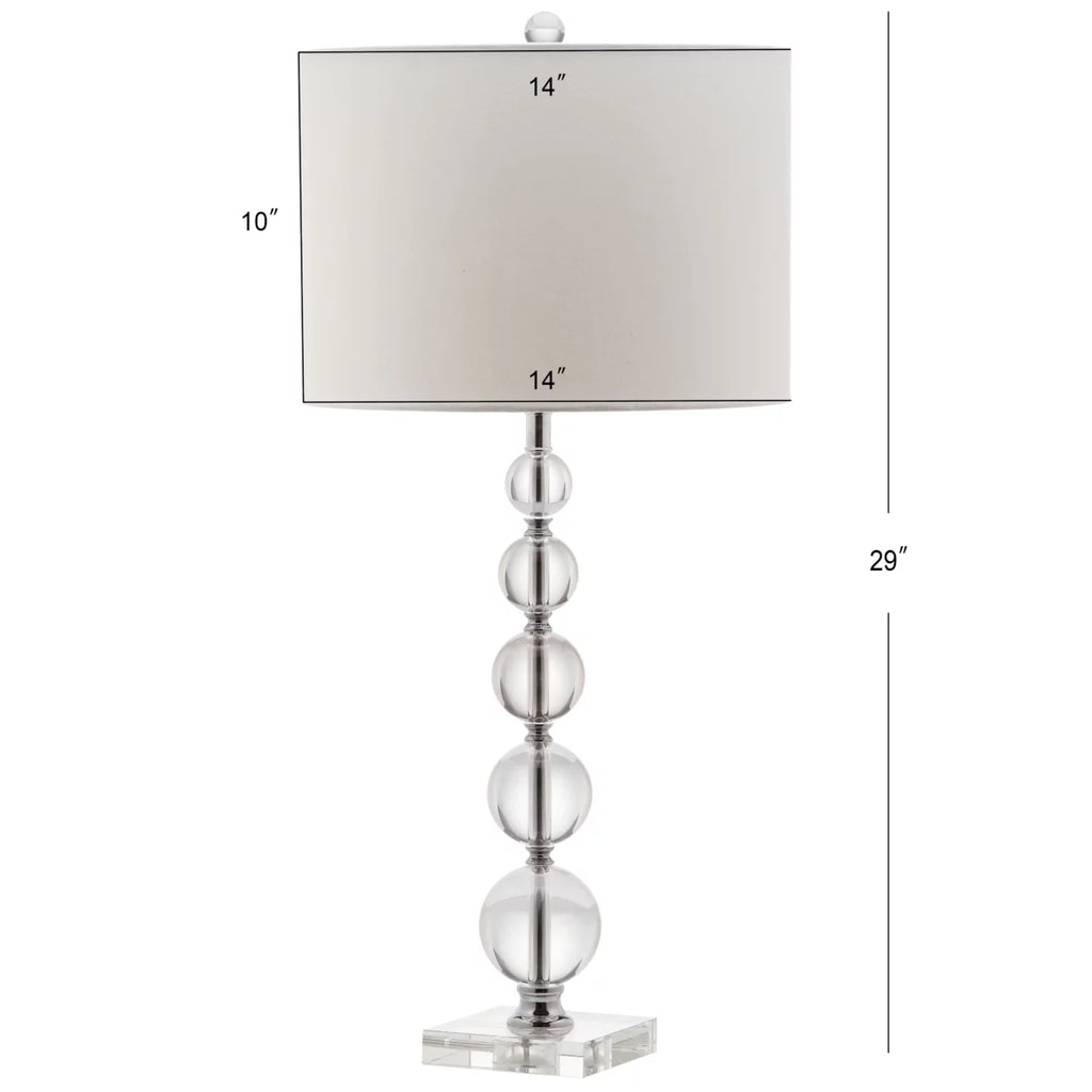 Clear Set of 2 Table Lamp D462
