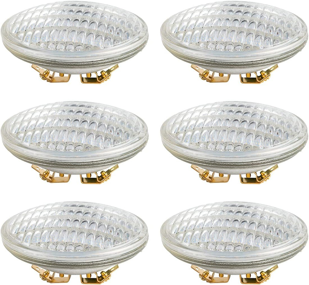 PAR36 LED Landscape Light Bulb, 6W 600 Lumen, Daylight White 6000K, 12V DC/AC, 4 Pack J258259