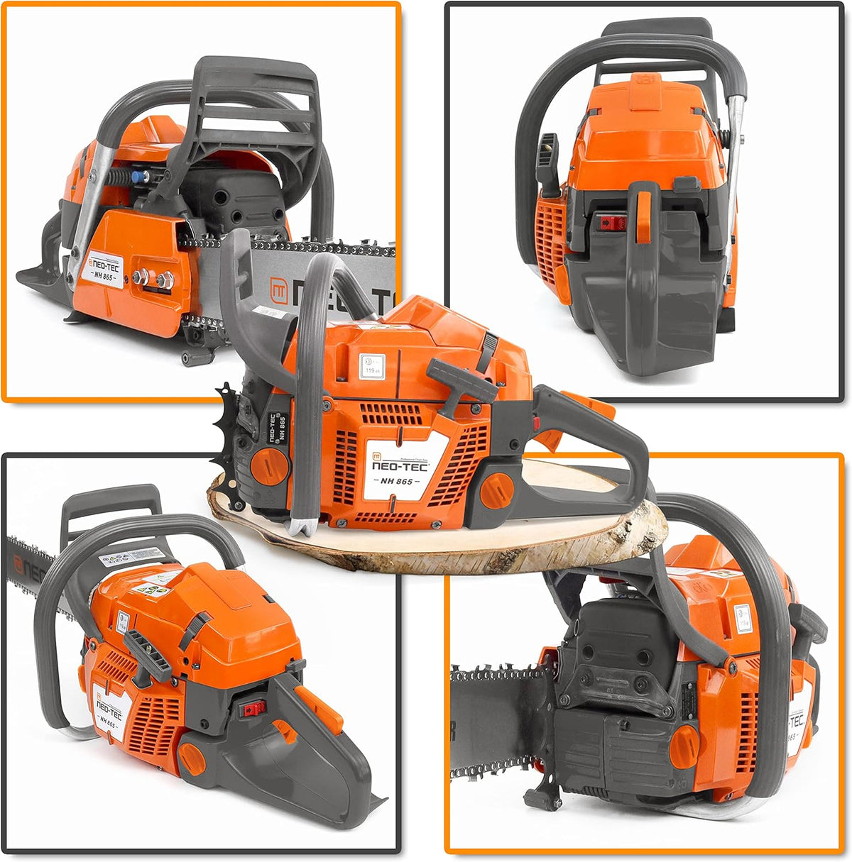24 Inch Gas Chainsaw with Solid Guide Bar U180