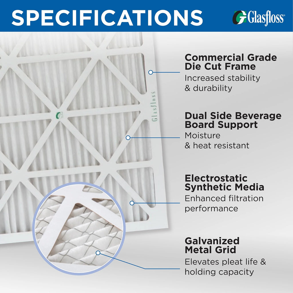12 Pack MERV 10 Pleated Air Filters M3667