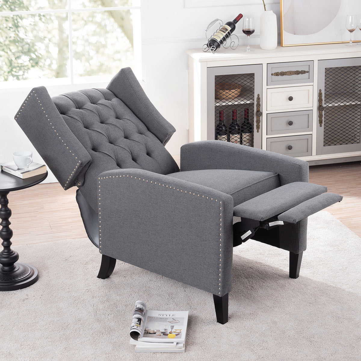 27.16" Wide Manual Wing Chair Recliner F845