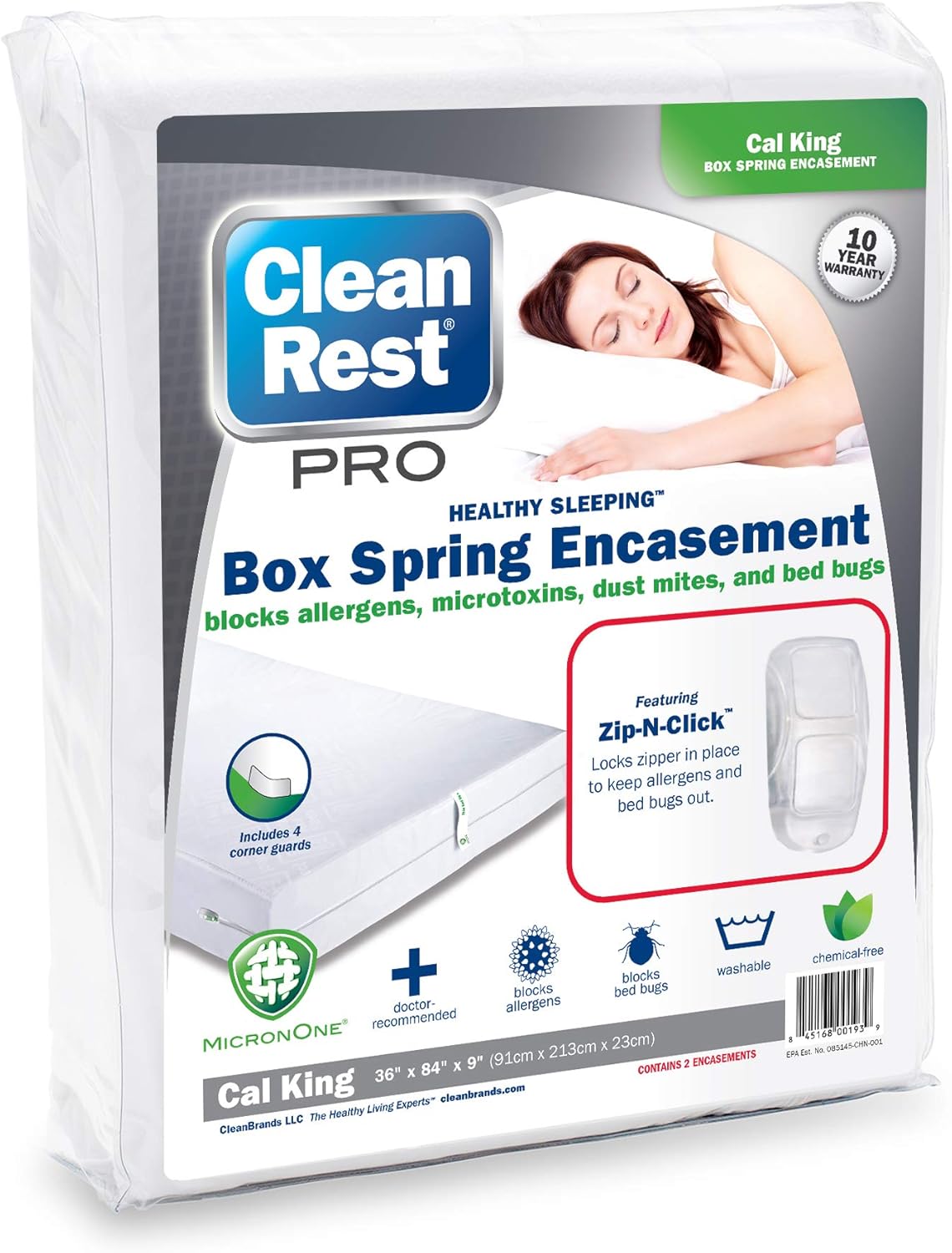 Zippered Box Spring Encasement Queen Q601