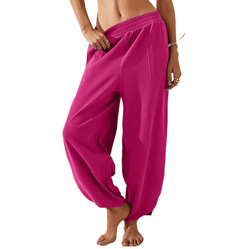 Loose Wide Leg Casual Pants B2440