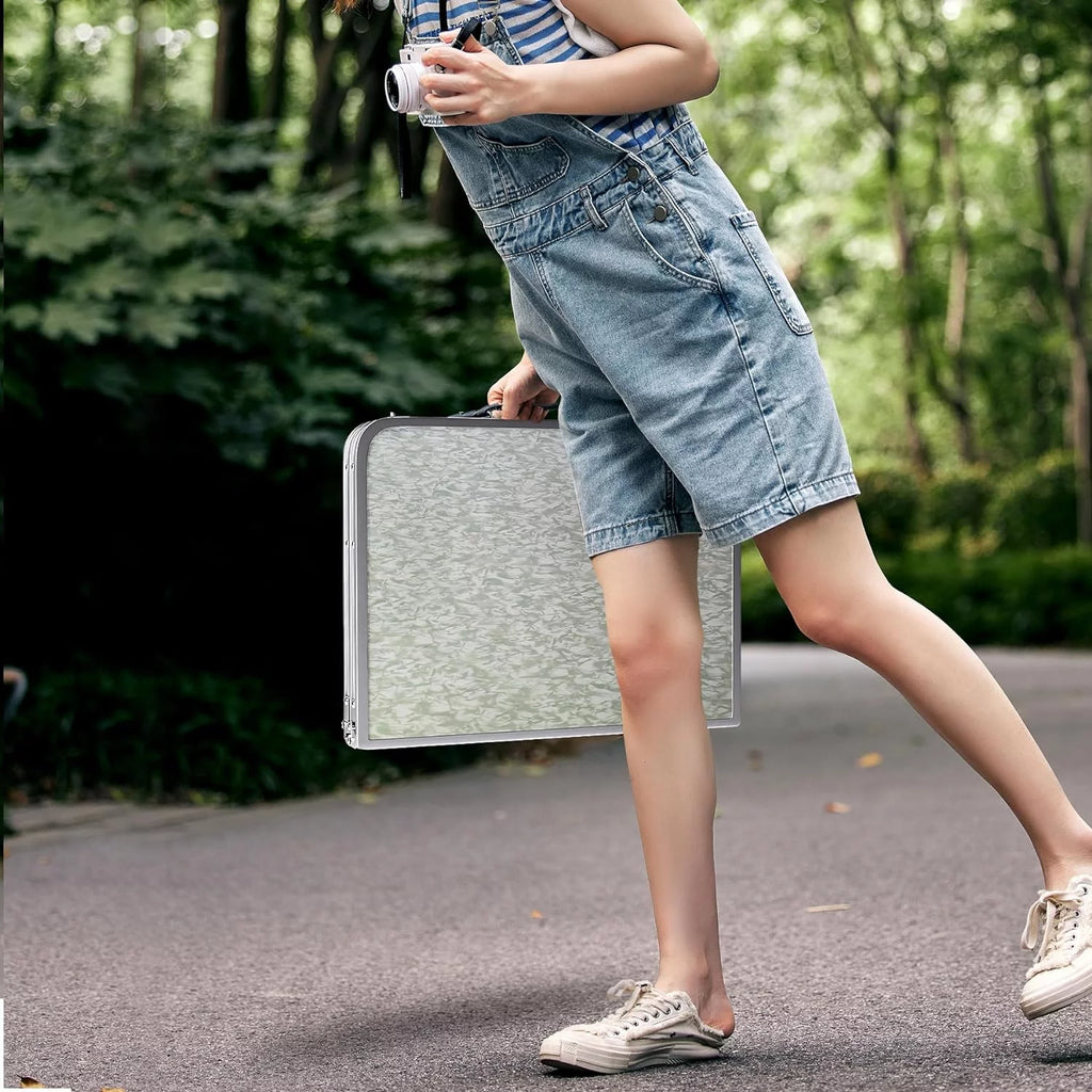 Small Aluminum Folding Camping Table I19826